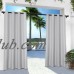 Exclusive Home Indoor/Outdoor Solid Cabana Window Curtain Panel Pair with Grommet Top   556659490